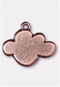 15x13mm Antiqued Copper Plated Cloud Charms Pendant x2