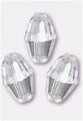 7.5x5mm Austrian Crystals Oval Bead 5200 Crystal x1