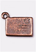 11x7mm Antiqued Copper Plated Envelope Charms Pendant x2
