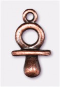 17x10mm Antiqued Copper Plated Nipple Charms Pendant x2