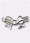 .925 Sterling Silver Bow Clasp 25x10mm x1