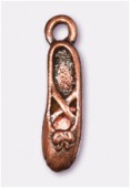 19x4mm Antiqued Copper Plated Ballerina Charms Pendant x2