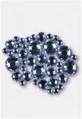 3 mm / 5 mm / 7 mm 2mm Austrian Crystals Flatback Rhinestones 2038 Light Sapphire F x42