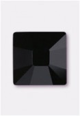 10mm Austrian Crystals Classic Square Flat Back 2483 Jet x1