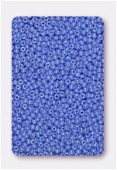 2mm French Blue Opaque Luster Czech Seed Beads x20g