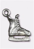 15x11mm Antiqued Silver Plated Ice Skatting Charms Pendant x2