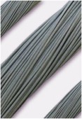 1.3mm Gray Leather Cord x1m
