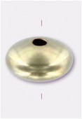 14K Gold Filled Smooth Saucer (.050-.055 inch hole) 3.6x2mm x2