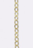 14K Gold Filled Hammered Cable Chain x10cm