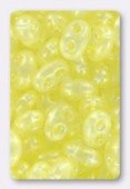 2.5x5mm Preciosa Twin Beads Crystal Pale Yellow Pearl x20g