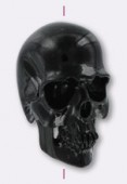 Resin Black Death's-Head 25x16mm x1