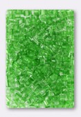 2.6mm Sol-Gel Peridot Czech Cube Seed Beads x20g