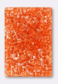 2.6mm Sol-Gel Peach Czech Cube Seed Beads x20g