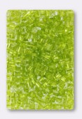 2.6mm Sol-Gel Olive Czech Cube Seed Beads x20g