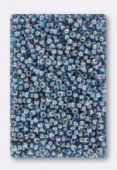 2mm Aqua / Topaz Czech Seed Beads x20g