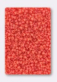2mm Coral Matte Czech Seed Beads x20g