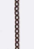 10x8mm Antiqued Copper Oval Cable Chain x20cm
