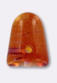 7x10mm Czech Glass Beads Gumdrop Juicy Fruit x6