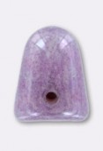 7x10mm Czech Glass Beads Gumdrop Berry Punch x6