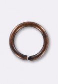 12mm Antiqued Copper Plated Open Jump Rings Findings x12