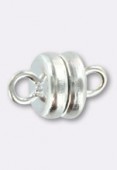 6mm Silver Plated Magnetic Clasp x1