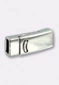 5x2mm Antiqued Silver Plated Magnetic Clasp For Flat Leather x1