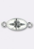 .925 Sterling Silver Magnetic Clasp 10x6mm x1