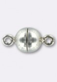 .925 Sterling Silver Magnetic Clasp 6mm x1