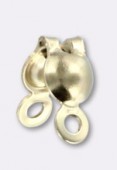 14K Gold Filled Crimp Beads Tips 7x4mm x2
