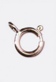 14K Rose Gold Filled Spring Ring Clasp 5.5mm x1
