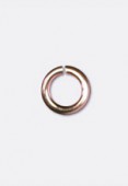 14K Rose Gold Filled Open Jump Rings 3mm x6