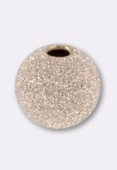 14K Rose Gold Filled Stardust Round Bead 3mm x2