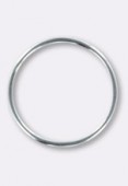 .925 Sterling Silver Circle Connector 17mm x1