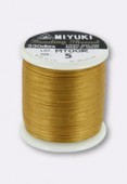 0.25mm MIYUKI Beading Thread Gold x1