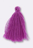 30mm Tassel Thread Embellishment Lilac x4