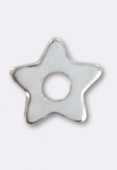 .925 Sterling Silver Star Connector 4mm x1