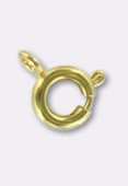 6mm Gold Plated Spring Ring Clasp x500