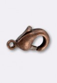 10x6mm Antiqued Copper Plated Curved Lobster Clasps x300