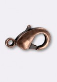 12x7mm Antiqued Copper Plated Curved Lobster Clasps x200