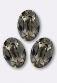 14x10mm Austrian Crystals Oval Fancy Stone 4120 Greige F x1
