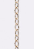 14K Rose Gold Filled Flat Cable Chain 2.6x3.9mm x10cm