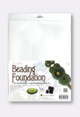 Beadsmith White Sturdy Soutache Beading Foundation 27.94x21cm x1