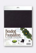 Beadsmith Black Sturdy Soutache Beading Foundation 27.94x21cm x1