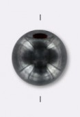 Hematite Round Beads Metallic Gray 6mm x12