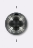 Hematite Round Beads Metallic Gray 8mm x6