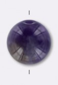 Amethyst Gemstone Round Beads Purple 6mm x12