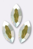 10x5mm Austrian Crystals Xillion Navette Fancy Stone 4228 Crystal Mettalic Sunshine F x1