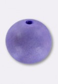Dyed Wood Beads 20mm Lavender Round Beads x4