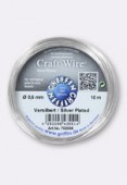 Griffin Craft Wire Silver Plated 0.60mm x10m