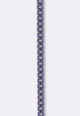 Colorful Oval Cable Chain 1.6mm Light Purple x20cm